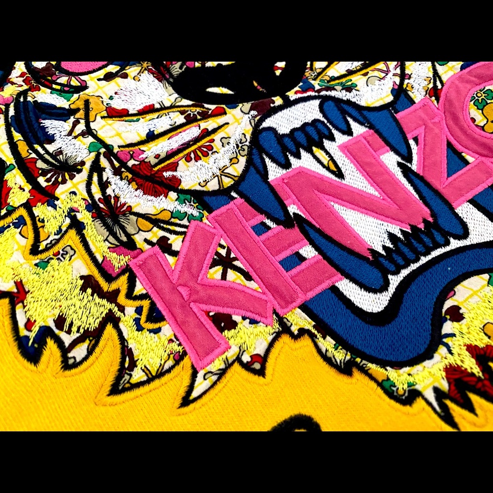 KENZO tiger head cotton sweatshirt